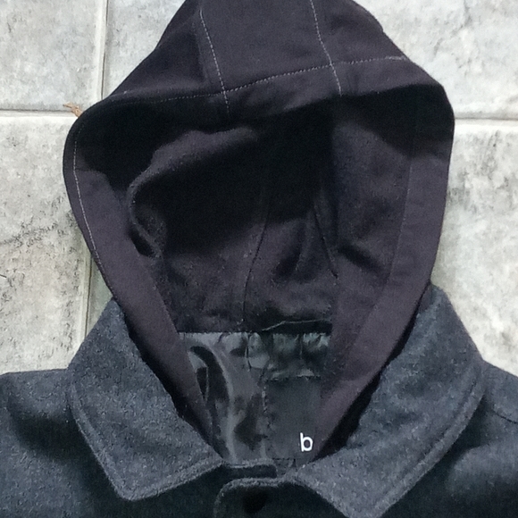 Bar III Pea Coat with Hood - Picture 4 of 8